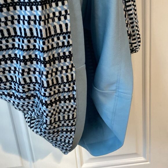 Loft Blue and White Printed Midi Sleeveless Dress Size Small - Picture 7 of 13